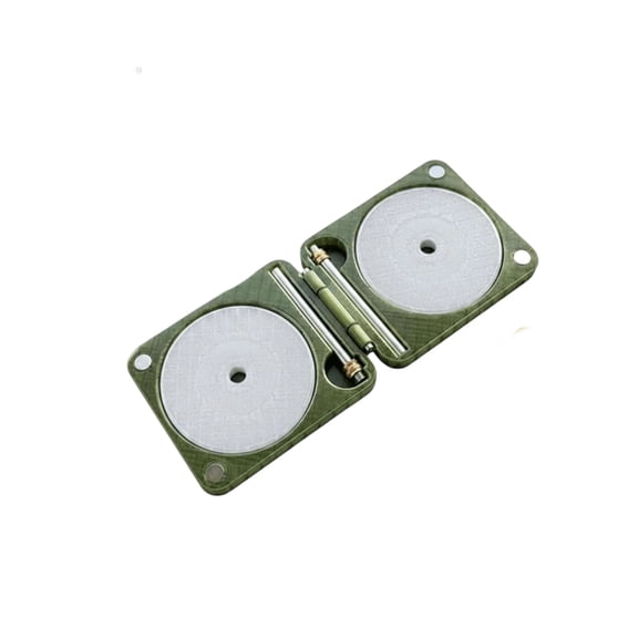 Orangide Portable Crochet and Knitting Yarn Organizer, Rotatable Folding Double Line Winding Spinning Box for Crafting on the Go