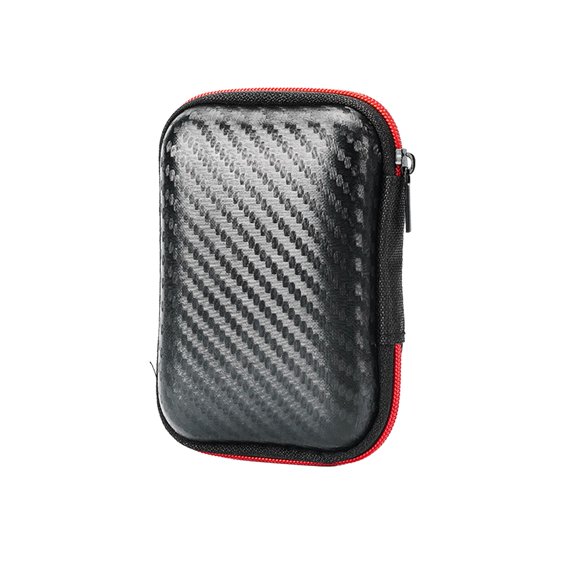 Orangide Portable Digital Accessory Storage Bag for Earphone, Small Storage Box for Data Cable Charger, Wallet for Small Items like Keys and Headphones