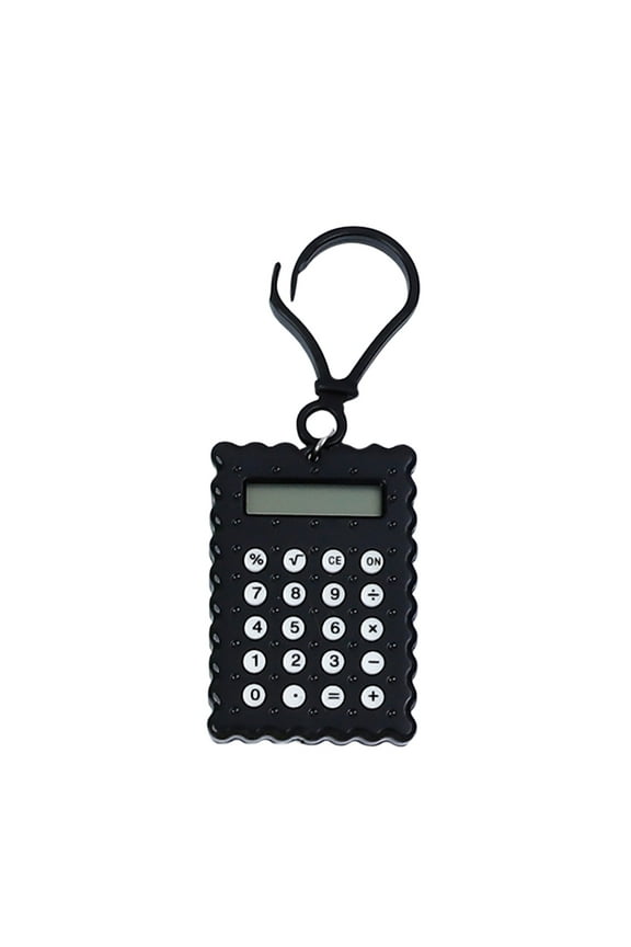 Portable Stu/dent Mini Calculator Exam High Appearance Cute Keychain Maze Computer 8 Digit Display with Solar Power for Travel