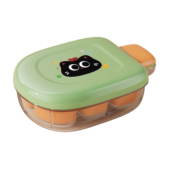 Orangide Press Type Ice Tray with Lid, Small Refrigerator Ice Molds for Home Use, Food Grade Mini Ice Box for Cocktails and Drinks Easy Out