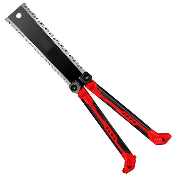 Orangide Pruning Hand Saw, Portable Mini One Handed Saw For Garden Fruit Tree Pruning And Woodworking, SK5 Steel Double Sided Hand Saw For DIY And Outdoor Use