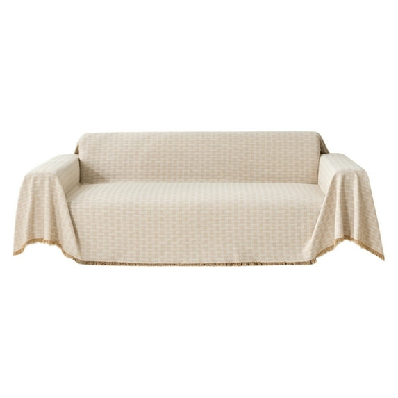 Orangide Reversible Sofa Cover, 3 Piece Set Waterproof Furniture Protector Slipcover, for Dogs Cats Kids, 35x71 Inch Sofa Bed Sheet Blanket Coffee