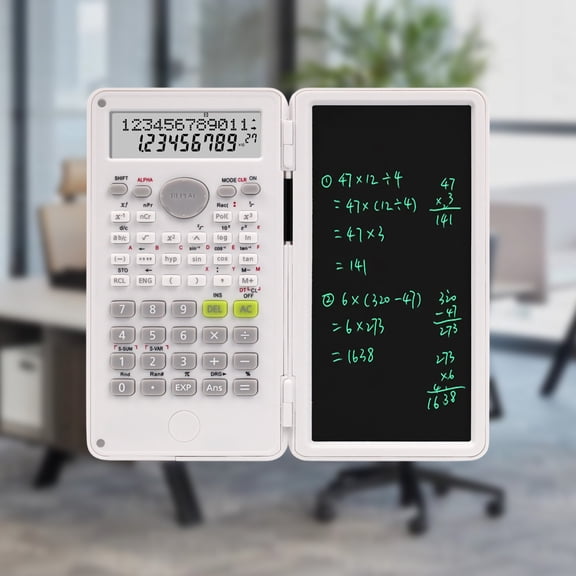 Orangide Scientific Calculator with Handwriting Tablet, Multifunctional Graphing Calculator for Stu-dent Exams, Accounting, Drawing and Drafting