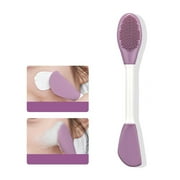 Orangide Silicone Facial Brush Double Sided Silicone Cleansing Brush For Pore Deep Clean And Mud Applicator Soft Bristle Face Brush For All Skin Types