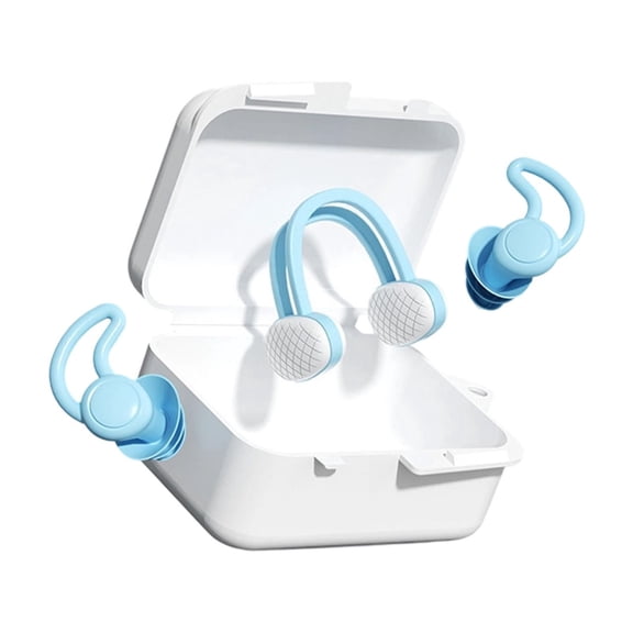 Orangide Silicone Swimming Earplugs with Nose Clip, Waterproof Soft Ear Plugs for Swimmers, Boxed Set Wholesale Available for Pool Beach and Travel Use