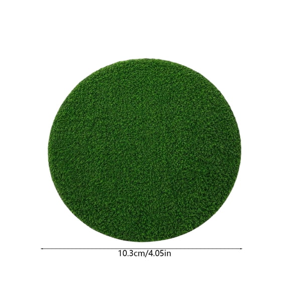 Orangide Simulation Grass Placemat 4 Inch Plastic Faux Lawn Green Table Mat For Party Picnic Garden Kitchen Dining Table Decoration
