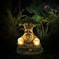 thumbnail image 1 of Orangide Solar LED Resin Ornament Green Style A Decorative Sculpture for Indoor Outdoor Garden Courtyard Home Patio Decoration with Solar Powered Light, 1 of 9