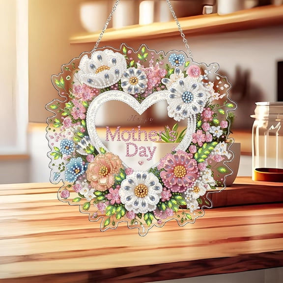 Orangide Sparkling Crystal Painting Kit for Home Wall Decor, Mother's Day Gift, Living Room Bedroom Art Craft and Family DIY Activity for Adults and Kids