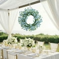 thumbnail image 1 of Orangide Spring Door Wreath Baby's Breath, 11 Inch Artificial Floral Wreath, Delicate Flower Design, Front Door Indoor Outdoor, Lightweight Holiday Decor, Festive Welcome Hanging, 1 of 6