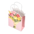 thumbnail image 1 of Orangide Spring Tulips Paper Tote Bag for Flower Shop Bouquet Packaging, Mother's Day Gift for Women, Mom's Day Present for Spring Wedding or Party Favor, 1 of 6