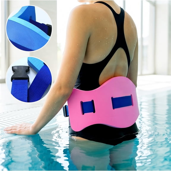 Orangide Swim Flotation Belt with Adjustable EVA Foam, Floating Training Aid for Adults and Kids, Swimming Waist Board for Pool Beach Lake Water Exercise