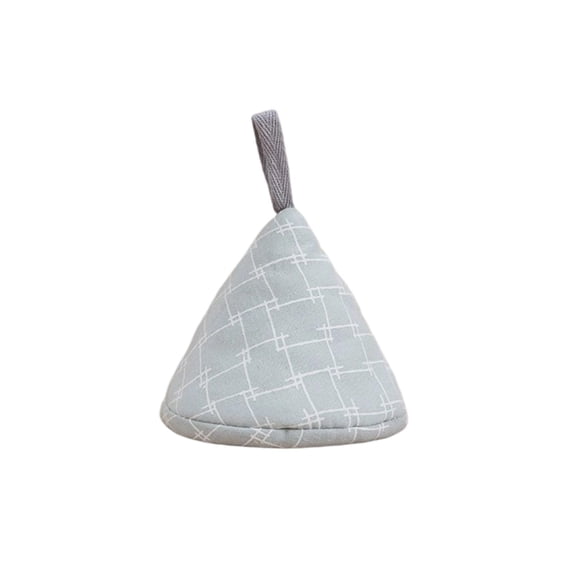 Orangide Triangles Pot Holders Covers 2 in 1, Heat Resistant Pot Lid Handle Grip for Cast Iron Casserole, Cotton with Hanging Loop, Kitchen Accessories
