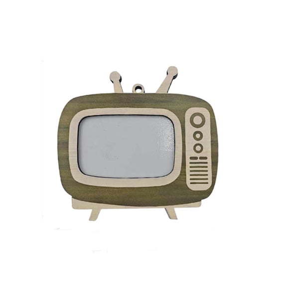 Orangide Tv Shaped Wood Picture Frame Desktop And Hanging Photo Display Vintage Tv Style Wooden Photo Frame For Home Decor Car Ornament