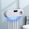thumbnail image 1 of Orangide UV Toothbrush Holder Rechargeable, Wall Mounted with Light Cleaning, Smart Bathroom Accessory for Germ-Free Storage, Oral Hygiene Organizer for Home Use, 1 of 9