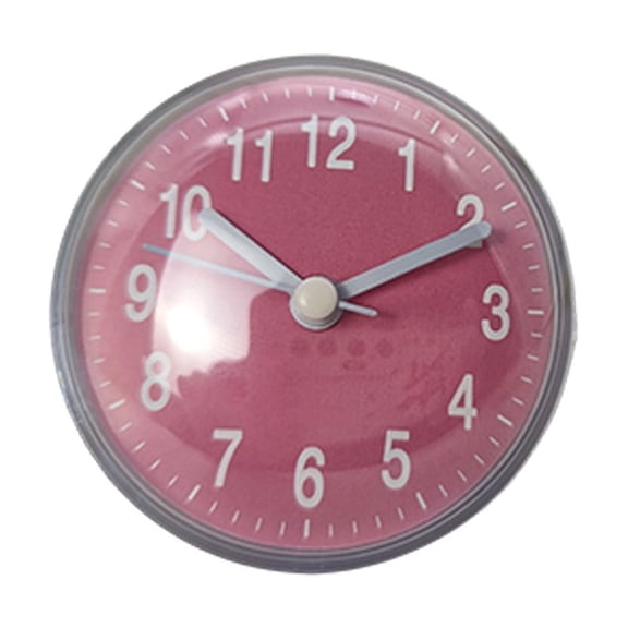 Orangide Waterproof Bathroom Clock Suction Cup Wall Clock Quartz Battery Operated for Shower Mirror Kitchen Fog Resistant Stay Accurate