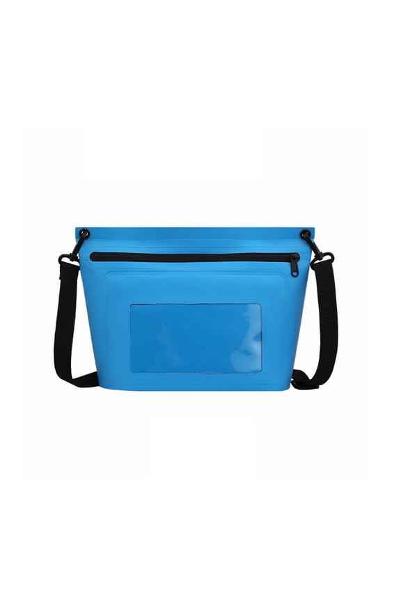 Waterproof Storage Bag, 5.3 Gal PVC Dry Bag for Beach Swimming Boating and Travel, Sealable Sack to Keep Belongings Dry, Includes Shoulder Strap