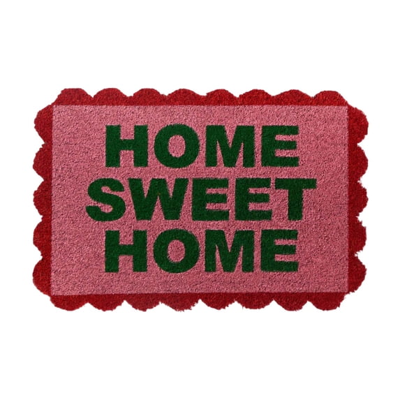 Orangide Welcome Doormat 16x24 Inch Indoor Outdoor Entrance Mat Non Slip Durable Coir Floor Mat for Front Door Entryway