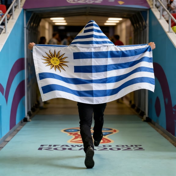 Orangide World Cup 2026 Fan Shawl Flag Cloak for Soccer Supporters, USA Canada Mexico Football Tournament Body Flag for Men Women Kids Game Day Celebration and Events