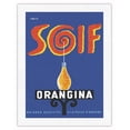 thumbnail interactive-video image 1 of Vintage Orangina Poster By Villemot – 16x20 Art Print – Paper 1 of 5