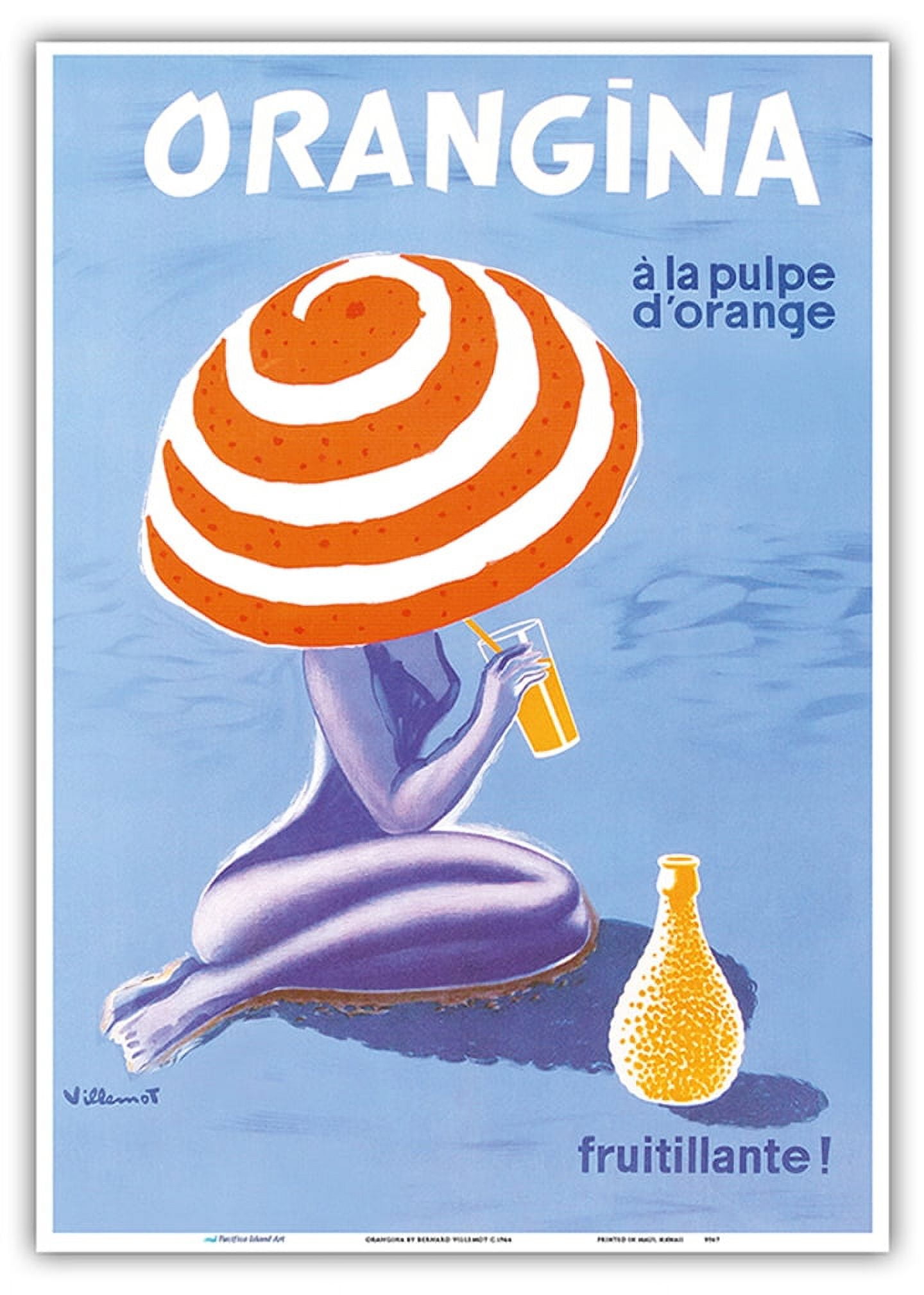 VILLEMOT ORANGINA オランジーナ ポスター