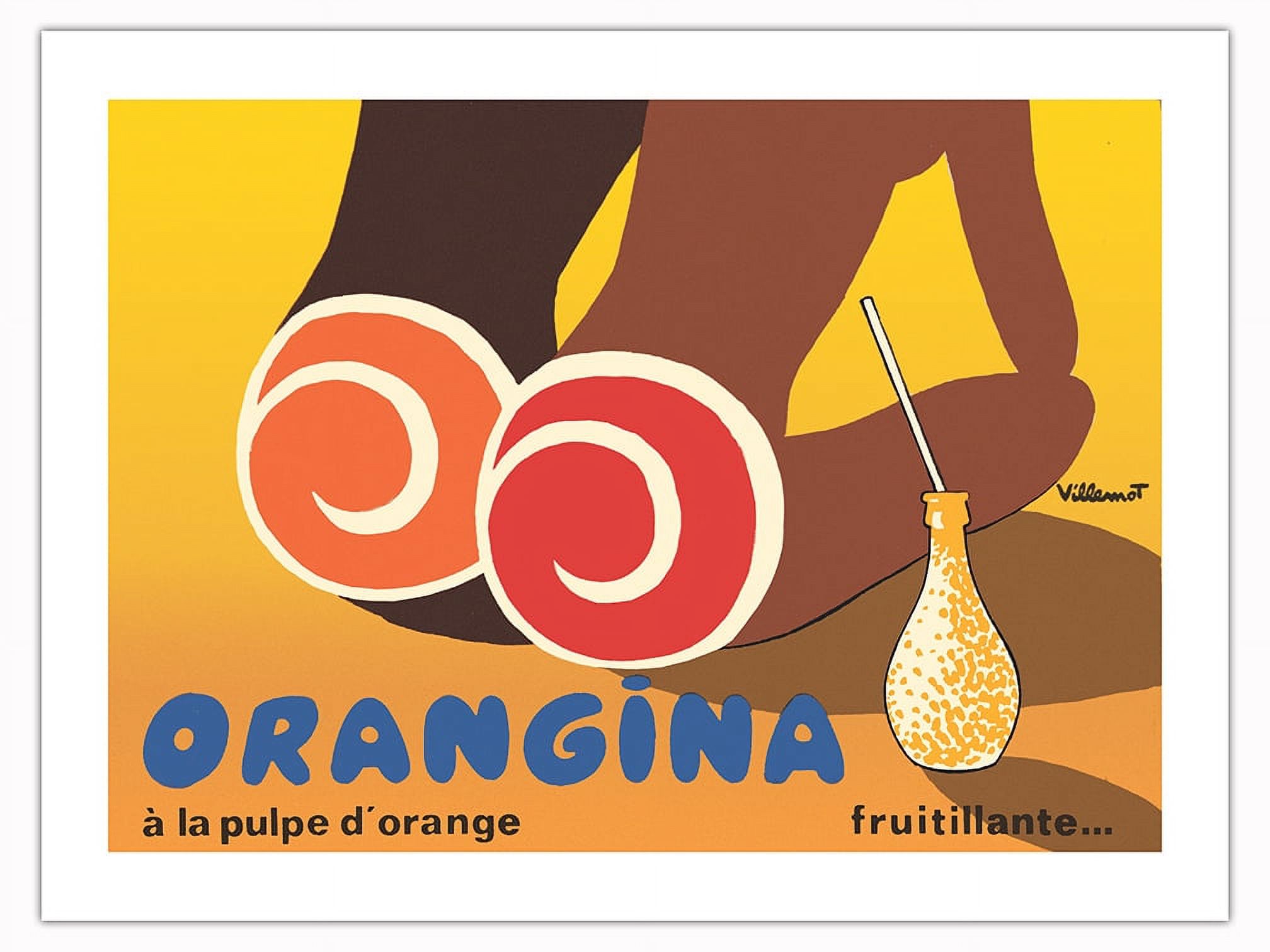 Orangina Soda with Orange Pulp (á La Pulpe d'Orange