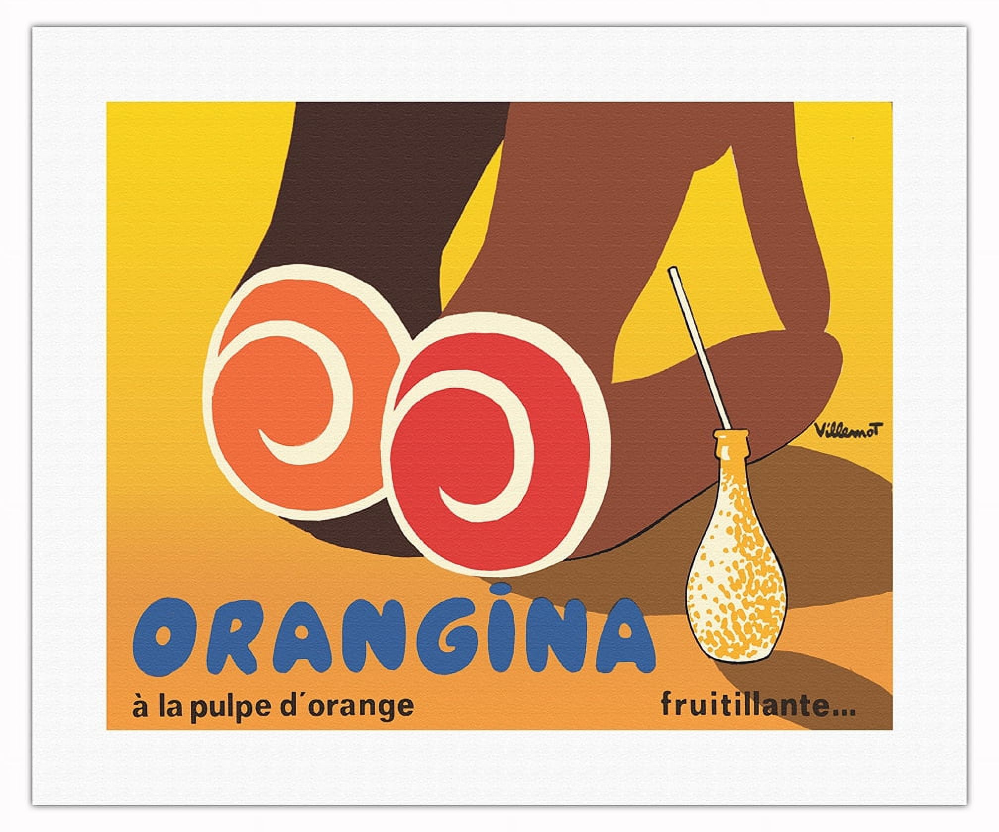 Orangina Soda with Orange Pulp (á La Pulpe d'Orange
