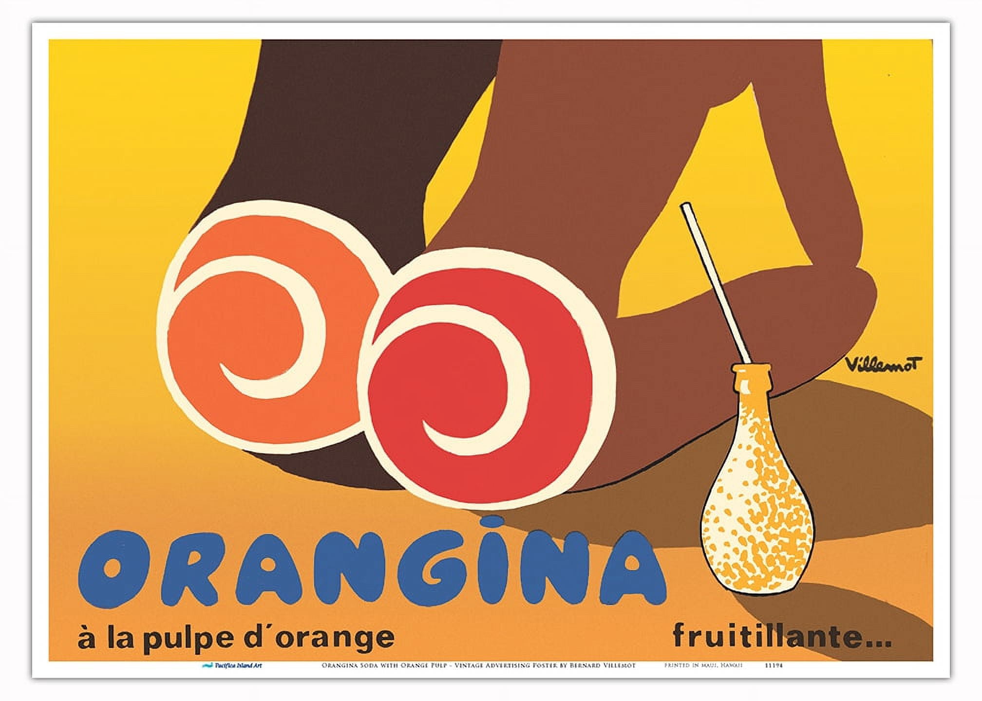 Orangina Soda with Orange Pulp (á La Pulpe d'Orange
