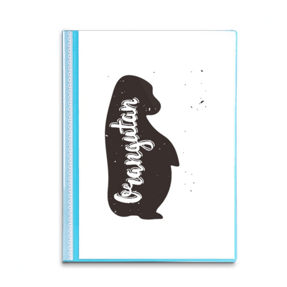 Orangutan Black And White Animal Book Sheet Protectors Portfolio Binder Folder