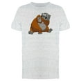 thumbnail image 1 of Orangutan Enjoying Music Tee Men's -Image by Shutterstock, 1 of 2