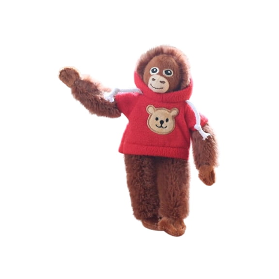 Orangutan Stuffed Animal Stuffed Monkey Plush Soft Stuffed Animal Red Plush Toy Monkey Stuffed Animal GiftforKids Kids ToyforPlay Home Decor 1 Pack