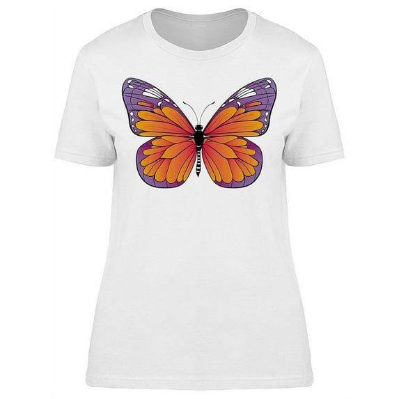 Orangy purple Awesome Butterfly T-Shirt Men
