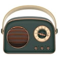 thumbnail image 1 of Oraolo Retro Bluetooth Speakers, Small Wireless Bluetooth Speaker, Vintage Fashion Style, Portable Outdoor Speaker with Powerful Sound, Support Card Port for Bedroom (Green), 1 of 7