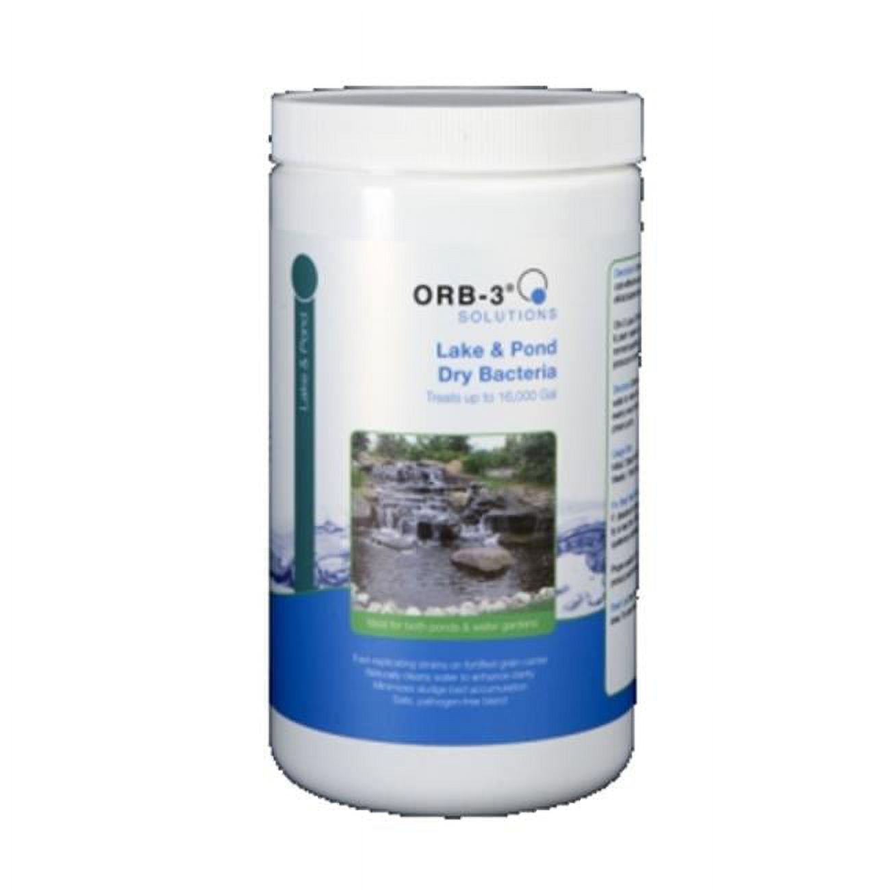 1-Pound White and Blue Lake & Pond Dry Bacteria Canister
