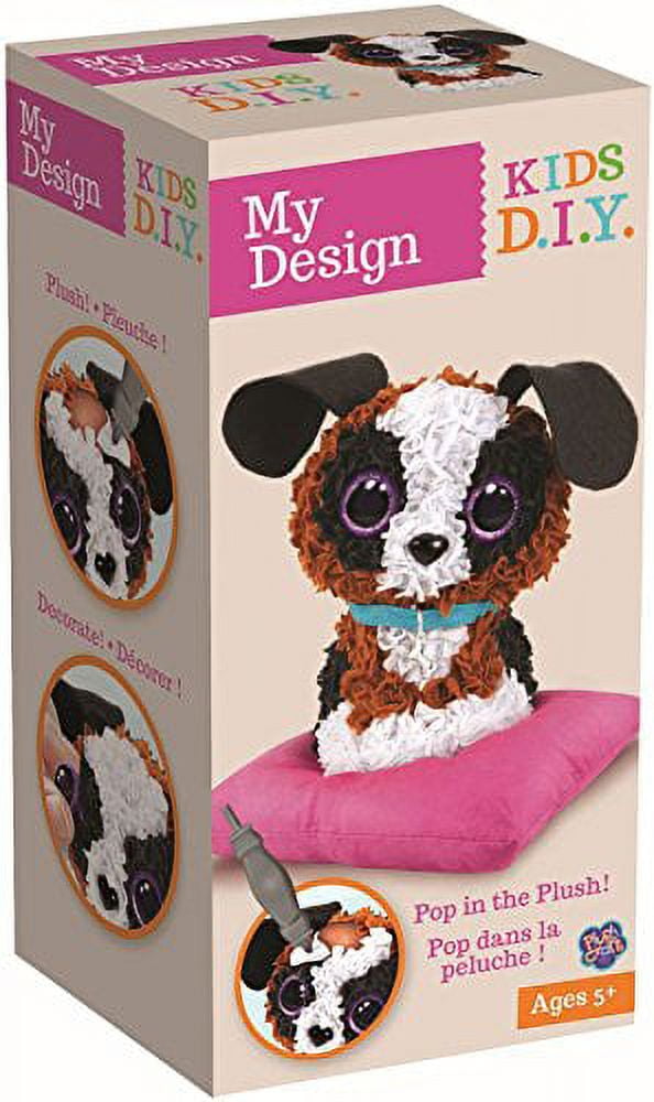 Orb Factory My Design 3D Dog Plush Toy (Multicolour)