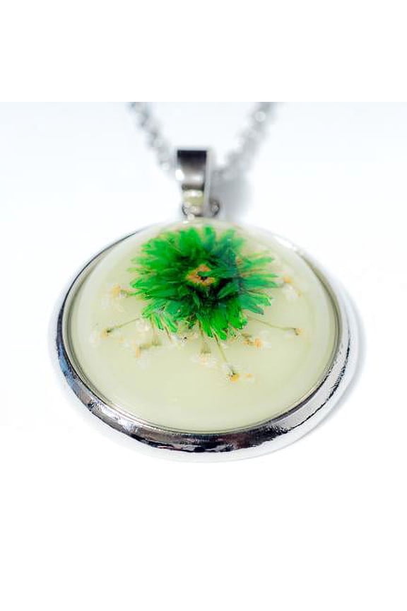 Orb Necklace Green