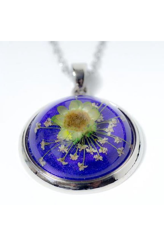 Orb Necklace Purple-Green