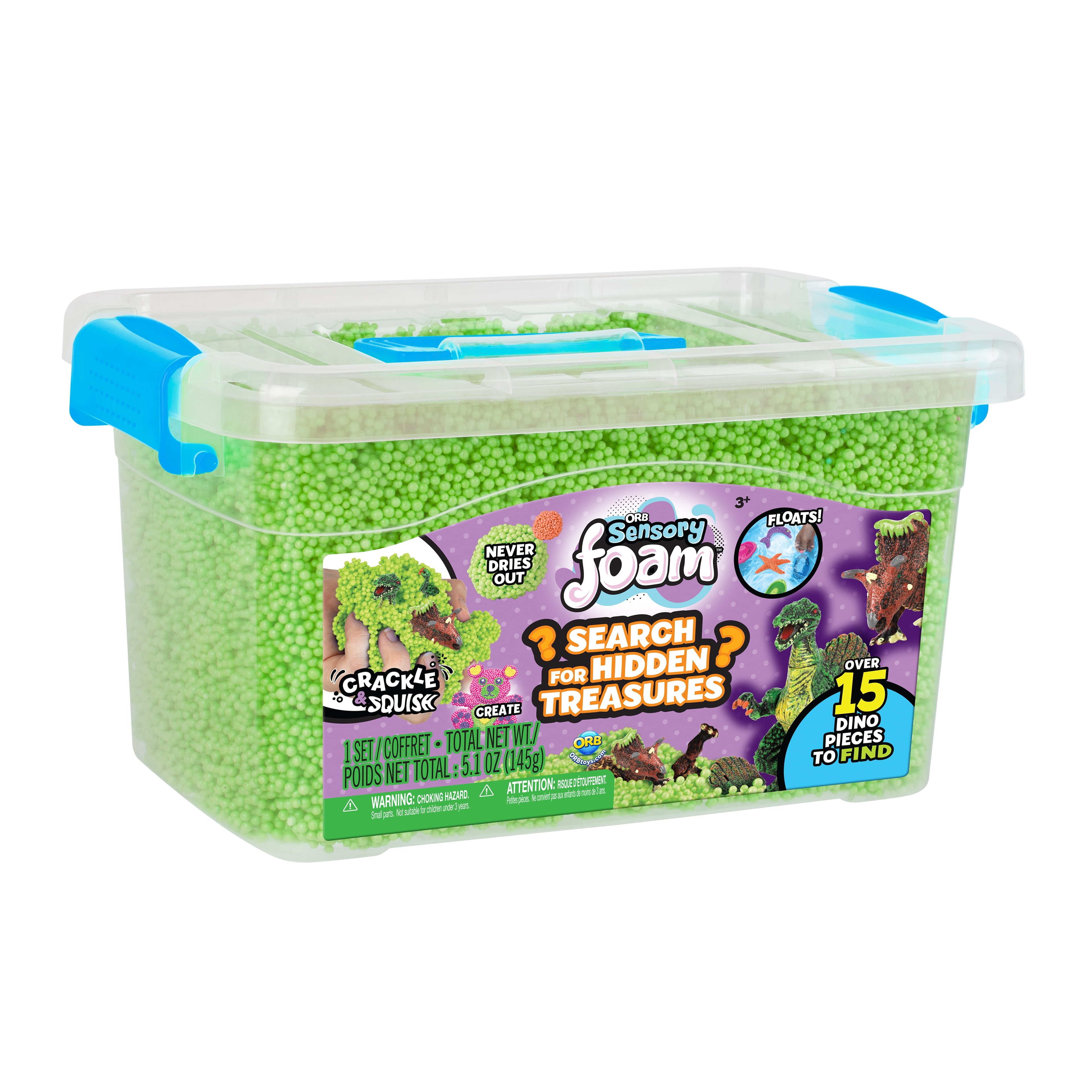 Orb Sensory Foam Dinosaur Treasures Bin - Walmart.com