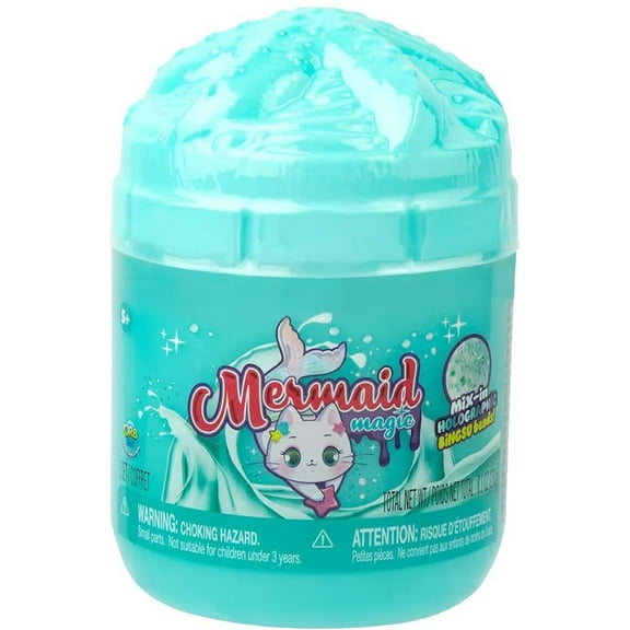 Orb G.O.A.T. Mermaid Magic Slime (Mix-in Holographic Bingsu Beads!)