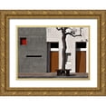 thumbnail image 1 of Orbach, Arnon 24x18 Gold Ornate Wood Framed with Double Matting Museum Art Print Titled - Street - Sherman Oaks California, 1 of 4