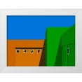 thumbnail image 1 of Orbach, Arnon 32x25 White Modern Wood Framed Museum Art Print Titled - Facade -Jerusalem, 1 of 4