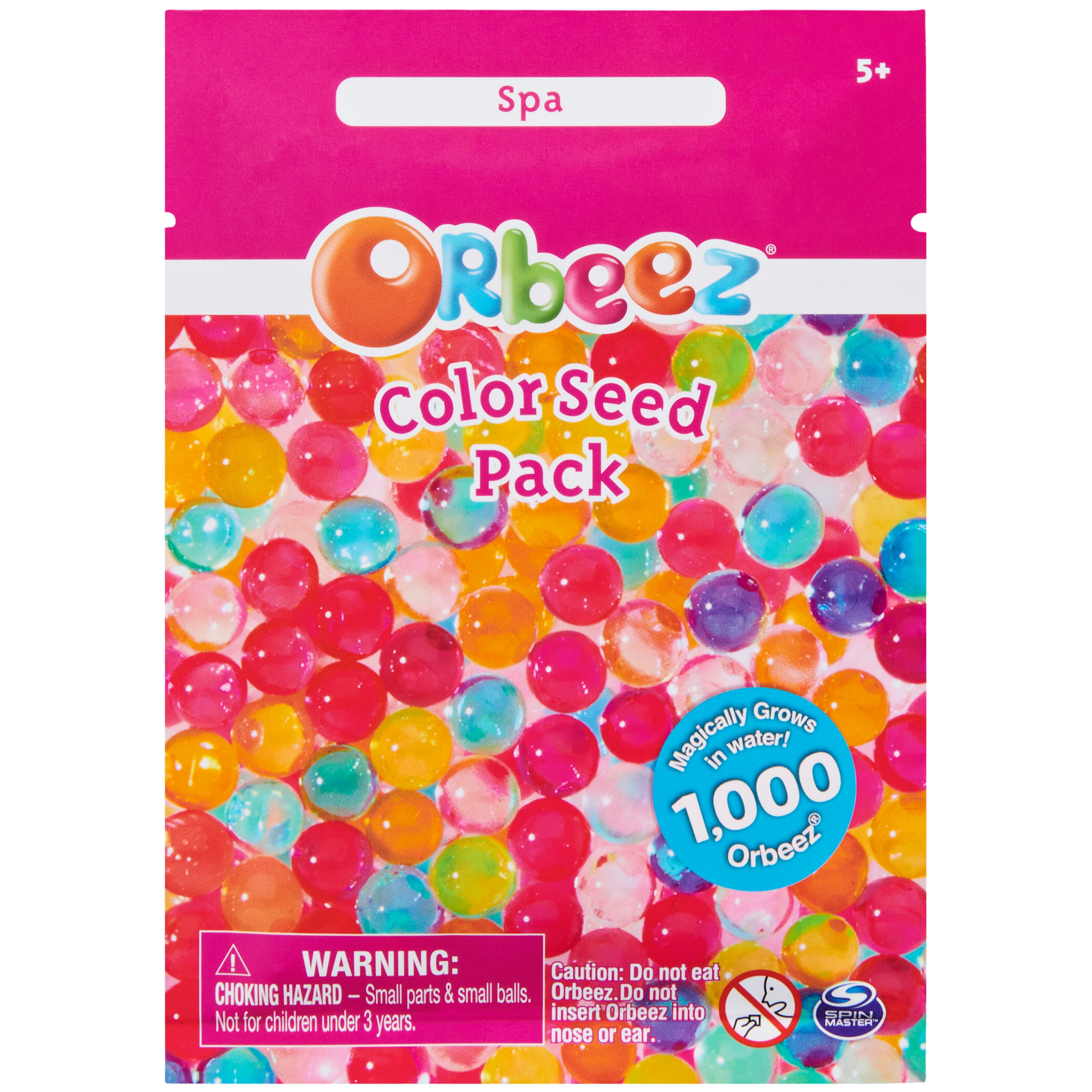Orbeez, Spa Color Seed Pack with 1,000 Orbeez Seeds to Grow, Water