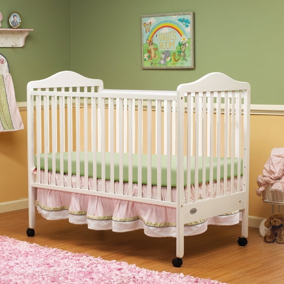 Orbelle Jenny Modern New Zealand Pine Solid Wood Full Size Crib in Gray