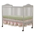 thumbnail image 1 of Orbelle Jenny Modern New Zealand Pine Solid Wood Full Size Crib in Gray, 1 of 9
