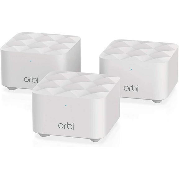 Orbi Whole Home Mesh WiFi System (RBK13) Router Replacement Covers up to 4,500 sq. ft. with 1 Router & 2 Satellites