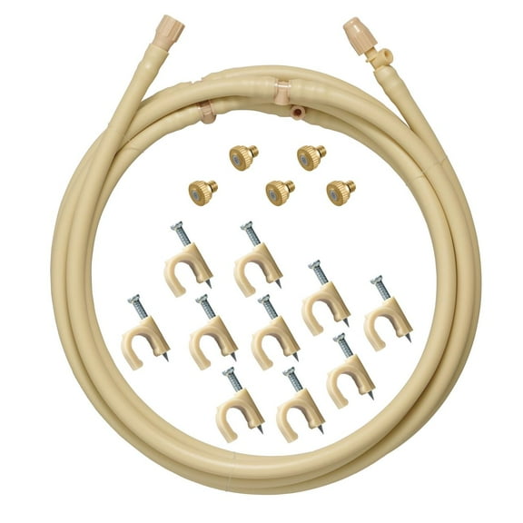 Orbit 0.38" x 10FT Basic Misting System Expansion Kit with 10 Nozzles, UV Resistant