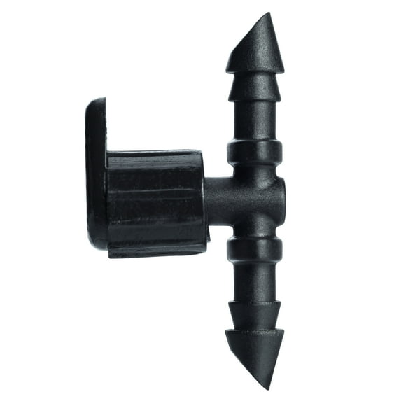 Orbit 1/4" Barb Drip Irrigation Manual Shut-off Valve Coupling; Model 67404, 5 Pack, 6.5" x 3.5" x 0.4"