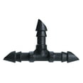 thumbnail image 1 of Orbit 1/4" Barb Tee Drip Hose Connector (25 Count Pkg), 1 of 5