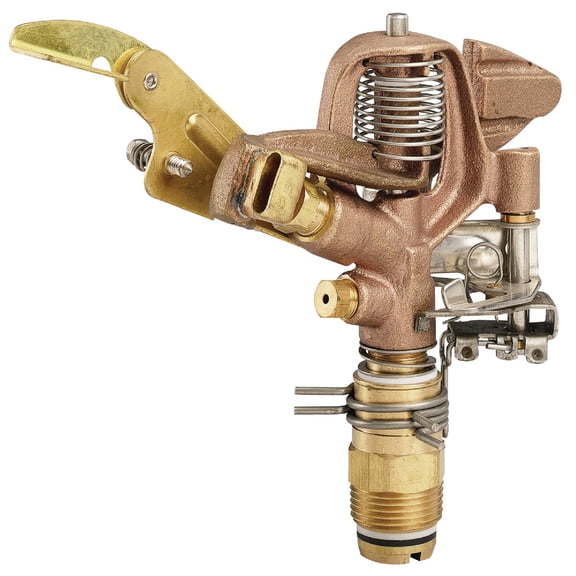 Orbit 2 Pack 3/4 Inch Thread Heavy Duty Brass Impact Impulse Sprinkler System Head - 55016