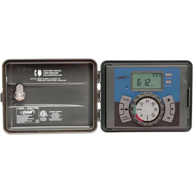 Orbit 27894 EasySet Logic 4Station Indoor/Outdoor Sprinkler Timer