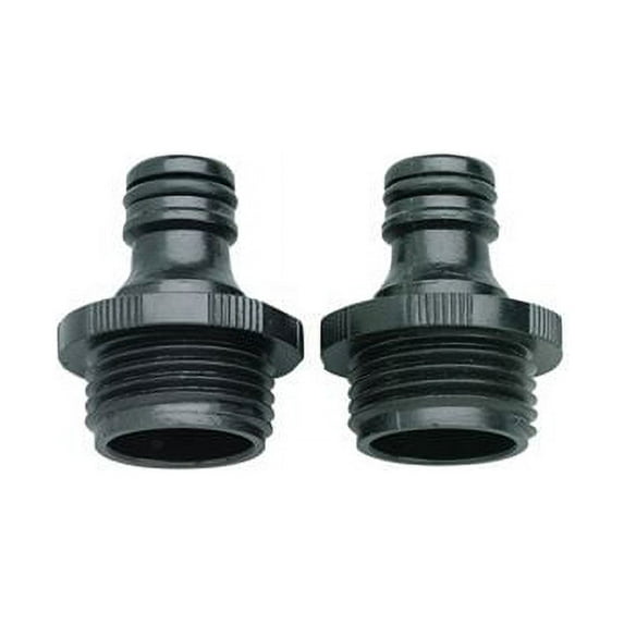 Orbit 2pk Plastic Male Thread Hose Quick Connect Parts, Fast Release - 58101N
